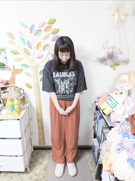 「Crisp（クリスプ）のアイテム（その他パンツ）」を使った、ユーリさん（レディース・152cm）の夏コーディネート