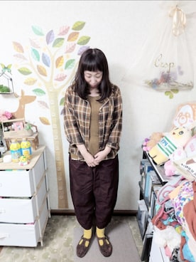 「アイテム（その他シューズ）」を使った、ユーリさん（レディース・152cm）の秋コーディネート