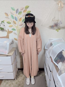 「Crisp（クリスプ）のアイテム」を使った、ユーリさん（レディース・152cm）の秋コーディネート
