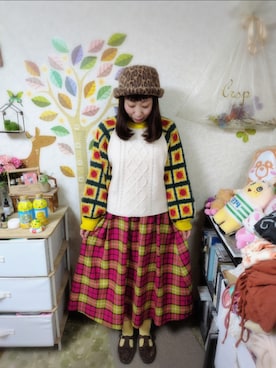 「niko and...（ニコアンド）のアイテム」を使った、ユーリさん（レディース・152cm）の秋コーディネート