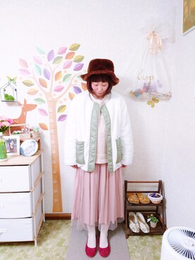 ユーリさん（レディース・152cm）の冬コーディネート