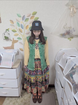 「Samansa Mos2（サマンサ モスモス）のアイテム」を使った、ユーリさん（レディース・152cm）の秋コーディネート
