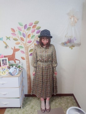 「BASE（ベース）のアイテム」を使った、ユーリさん（レディース・152cm）の秋コーディネート