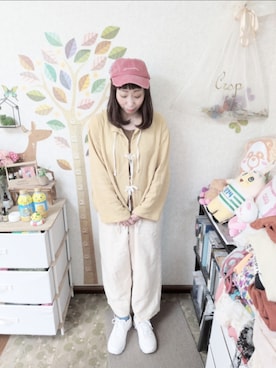 「Crisp（クリスプ）のアイテム」を使った、ユーリさん（レディース・152cm）の秋コーディネート