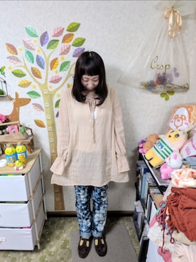 「アイテム（その他シューズ）」を使った、ユーリさん（レディース・152cm）の秋コーディネート