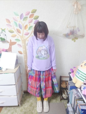 「√nuage（ルートニュアージュ）のアイテム」を使った、ユーリさん（レディース・152cm）の春コーディネート