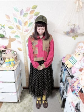 「niko and...（ニコアンド）のアイテム」を使った、ユーリさん（レディース・152cm）の秋コーディネート