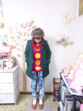 ユーリさん（レディース・152cm）の冬コーディネート