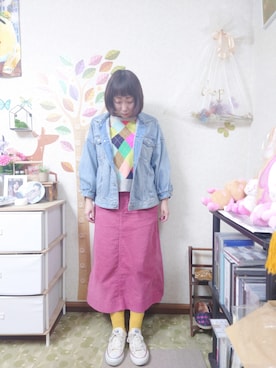 ユーリさん（レディース・152cm）の春コーディネート