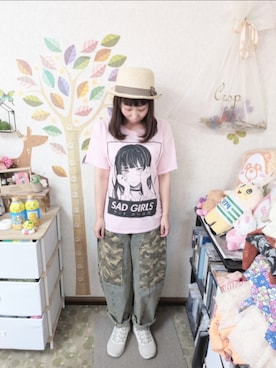 「PUMA（プーマ）のPUMA プーマ W SOFTRIDE REMI STARDUST SOFTRIDE REMI スターダスト 379831 ABC-MART限定 *02GRANOLA（スニーカー）」を使った、ユーリさん（レディース・152cm）の秋コーディネート