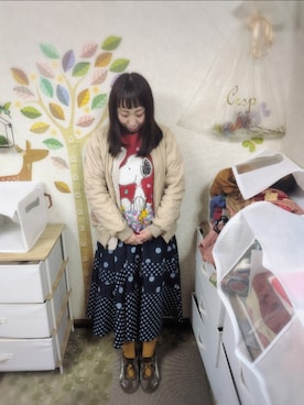 「CUBE SUGAR（キューブシュガー）のアイテム」を使った、ユーリさん（レディース・152cm）の春コーディネート