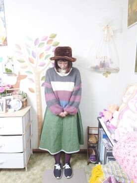 ユーリさん（レディース・152cm）の冬コーディネート