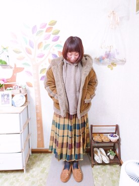 ユーリさん（レディース・152cm）の冬コーディネート