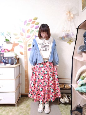 ユーリさん（レディース・152cm）の春コーディネート