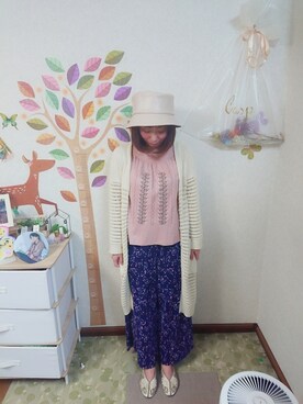 「RAGEBLUE（レイジブルー）のアイテム（帽子）」を使った、ユーリさん（レディース・152cm）の秋コーディネート