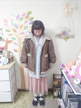 ユーリさん（レディース・152cm）の冬コーディネート