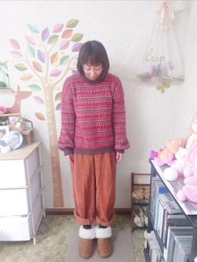 「DOUBLE NAME（ダブルネーム）のアイテム」を使った、ユーリさん（レディース・152cm）の秋コーディネート