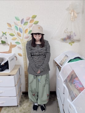 「classicalelf（クラシカルエルフ）のアイテム」を使った、ユーリさん（レディース・152cm）の春コーディネート