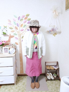 ユーリさん（レディース・152cm）の冬コーディネート