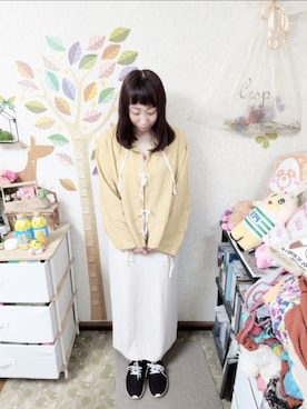 「Crisp（クリスプ）のアイテム」を使った、ユーリさん（レディース・152cm）の秋コーディネート