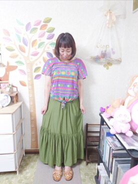 ユーリさん(レディース・152cm)の夏コーディネート