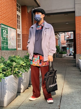 「jouetie（ジュエティ）のアイテム」を使った、Dylanさん（メンズ・160cm）の秋コーディネート