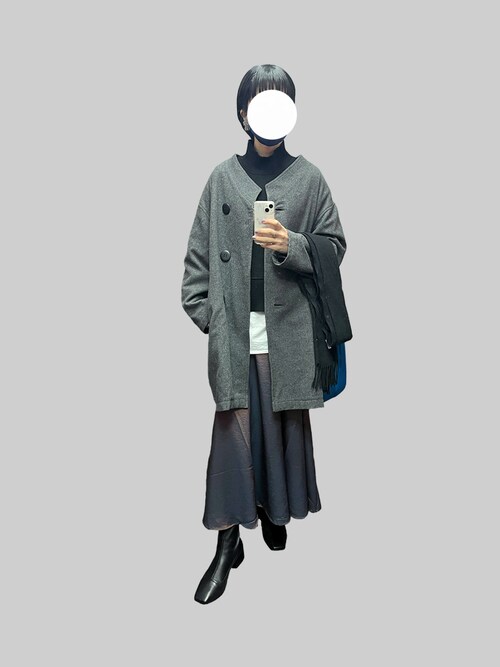 STYLEMIXER（スタイルミキサー）の「シャンブレーサテンナロースカート