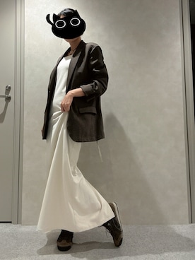「アイテム（ワンピース/ドレス）」を使った、たばさん（レディース・157cm）の秋コーディネート