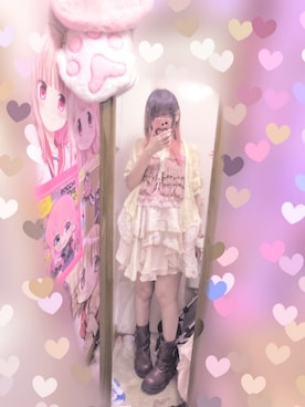 「GRL（グレイル）のアイテム（キャミソール、ブラウン系）」を使った、りりり0625さん（レディース・163cm）の春コーディネート