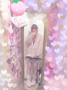 「Ank Rouge（アンクルージュ）のアイテム」を使った、りりり0625さん（レディース・163cm）の冬コーディネート