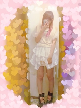 「SpRay（スプレイ）のアイテム」を使った、りりり0625さん（レディース・163cm）の春コーディネート