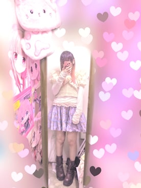 「小花柄」｜りりり0625さん（レディース・163cm）の春コーディネート