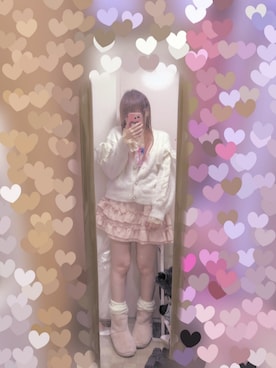 「MILK（ミルク）のアイテム」を使った、りりり0625さん（レディース・163cm）の冬コーディネート