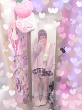 「Ank Rouge（アンクルージュ）のアイテム」を使った、りりり0625さん（レディース・163cm）の冬コーディネート