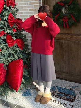 「BEIDELLI（ベイデリー）のアイテム」を使った、creaさん（レディース・159cm）の冬コーディネート