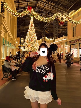 「KENZO（ケンゾー）のアイテム」を使った、creaさん（レディース・159cm）の冬コーディネート