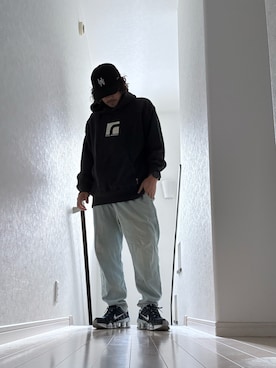 「アイテム（キャップ）」を使った、アクセルボンバーさん（メンズ・170cm・40代）の秋コーディネート