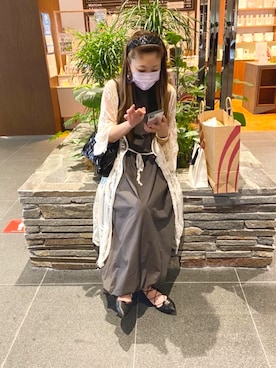 「アイテム（ドレスシューズ）」を使った、かなんさん（レディース・160cm）の秋コーディネート