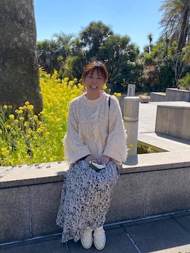 「アイテム（ワンピース/ドレス）」を使った、かなんさん（レディース・160cm・40代）の秋コーディネート