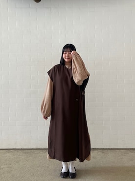 「アイテム（ワンピース/ドレス）」を使った、natsuki06160309さん（レディース・158cm）の秋コーディネート