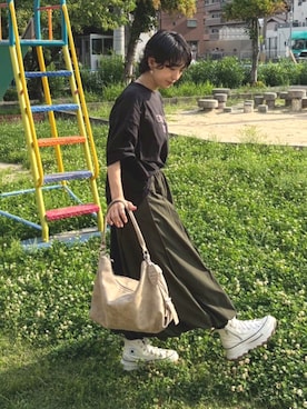 「ALTROSE（アルトローズ）のアイテム」を使った、HARUさん（レディース・153cm）の夏コーディネート