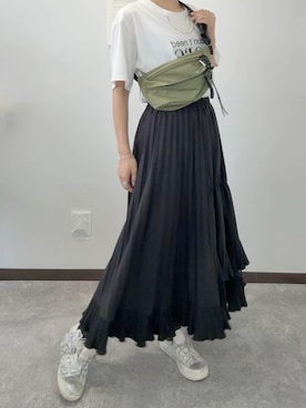 「ALTROSE（アルトローズ）のアイテム」を使った、HARUさん（レディース・153cm）の夏コーディネート