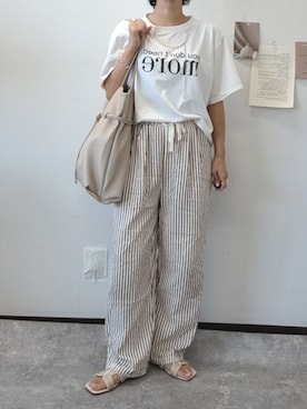 「ALTROSE（アルトローズ）のアイテム」を使った、HARUさん（レディース・153cm）の夏コーディネート