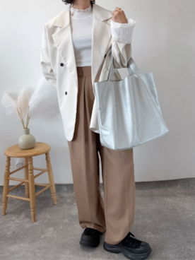「ALTROSE（アルトローズ）のアイテム」を使った、HARUさん（レディース・153cm）の秋コーディネート