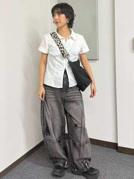 「ALTROSE（アルトローズ）のアイテム」を使った、HARUさん（レディース・153cm）の夏コーディネート