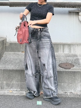 「ALTROSE（アルトローズ）のアイテム」を使った、HARUさん（レディース・153cm）の秋コーディネート