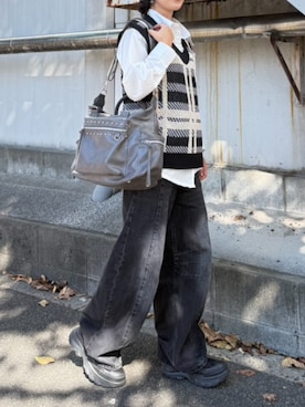 「ALTROSE（アルトローズ）のアイテム」を使った、HARUさん（レディース・153cm）の秋コーディネート