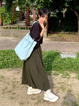 「ALTROSE（アルトローズ）のアイテム」を使った、HARUさん（レディース・153cm）の夏コーディネート