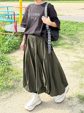 「ALTROSE（アルトローズ）のアイテム」を使った、HARUさん（レディース・153cm）の夏コーディネート