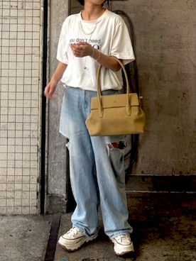 「ALTROSE（アルトローズ）のアイテム」を使った、HARUさん（レディース・153cm）の夏コーディネート
